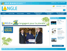 Tablet Screenshot of langle.fr
